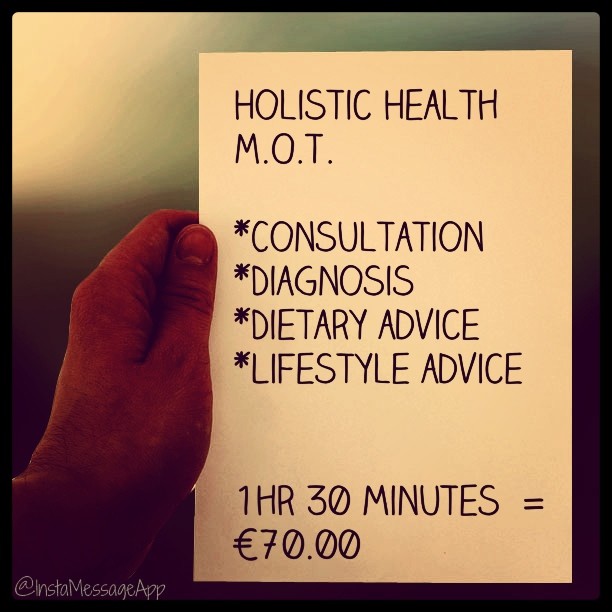 Getting a holistic Health M.O.T. with Anne @ Well-Being-Dublin